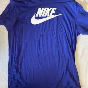 Nike Purple Tee with White Logo